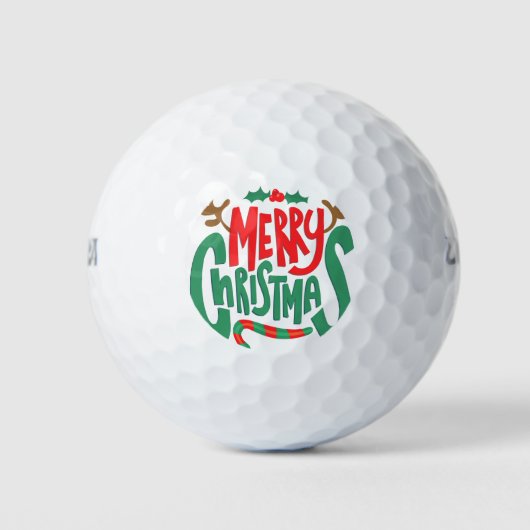 Balles De Golf Noël Fêtes Festival Cadeau spécial (Devant)