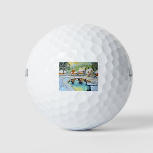 Balles De Golf Noël hiver (Devant)