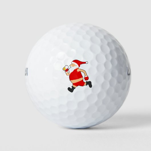 Balles De Golf Noël père Noël (Devant)
