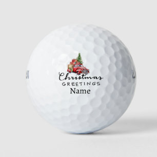 Balles De Golf Noël personnalisé Joyeux Fêtes