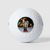 Balles De Golf Noël SlipperyJoe nutcracker figurine ornement (Devant)