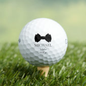Balles De Golf Nœud papillon noir pour les ushers (T-shirt Insitu)