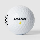 Balles De Golf noir et blanc (Logo)