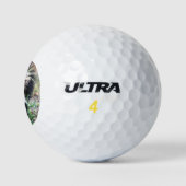 Balles De Golf Noir et blanc (Logo)