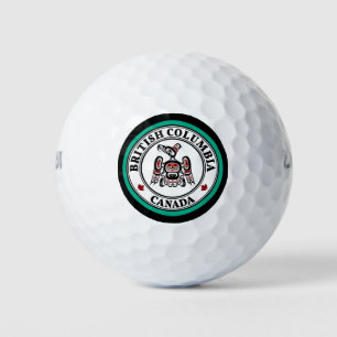 Balles De Golf Noir rouge autochtone Kaigani Thunderbird
