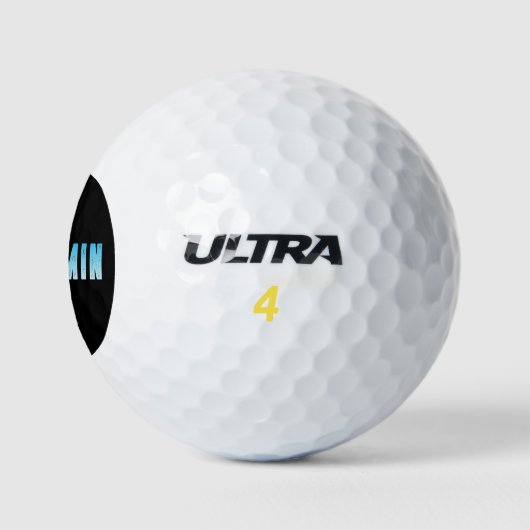 Balles De Golf Nom Benjamin (Logo)