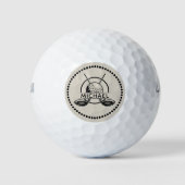 Balles De Golf Nom de club de croix moderne (Devant)