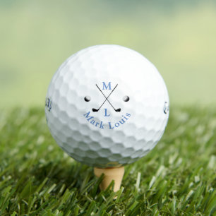 Balles De Golf Nom de golfeur personnalisé Monogramme