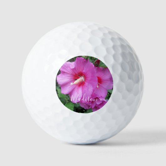 Balles De Golf Nom de la photo Pretty Rose Flower (Recto)