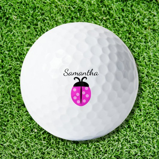 Balles De Golf Nom du bug rose