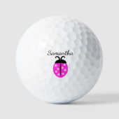 Balles De Golf Nom du bug rose (Recto)