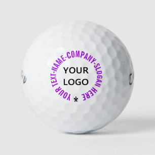 Balles De Golf Nom du logo Couleurs du texte Personnalisé Moderne
