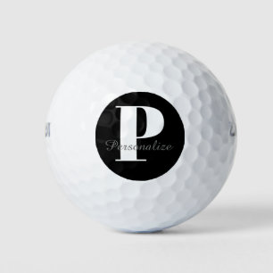Balles De Golf Nom du monogramme personnalisé initial