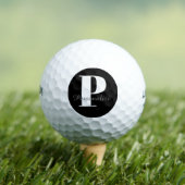 Balles De Golf Nom du monogramme personnalisé initial (T-shirt Insitu)