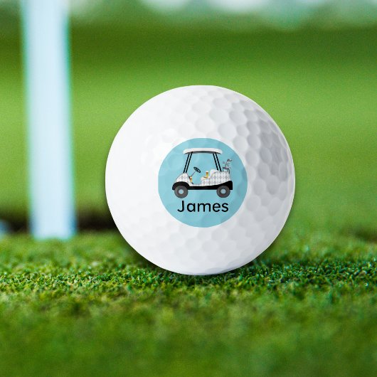 Balles De Golf Nom Golf Panier Avec Bière, Chien Chaud