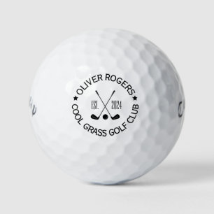 Balles De Golf Nom personnalisable Golf Club Ball