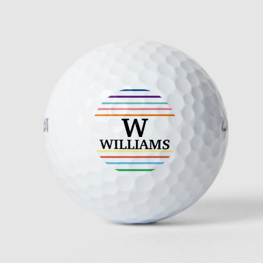 Balles De Golf nom personnalisé (Devant)