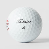 Balles De Golf Nom personnalisé Best Golfeur (Logo)