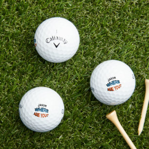Balles De Golf Nom personnalisé Funny Lost Golf