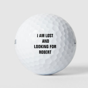 Balles De Golf Nom personnalisé Funny perdu