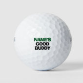 Balles De Golf Nom personnalisé Good Buddy Funny (Devant)