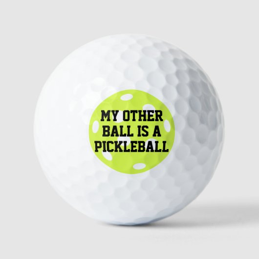 Balles De Golf Nom personnalisé Pickleball (Recto)