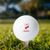 Balles De Golf Nom rose arc cerise