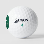 Balles De Golf Nom simple Lettre initiale M Vert (Logo)