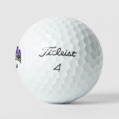 Balles De Golf Nom Ursula floral (Logo)