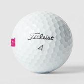 Balles De Golf Nom Vanessa rose (Logo)