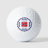 Balles De Golf Norvège (Recto)