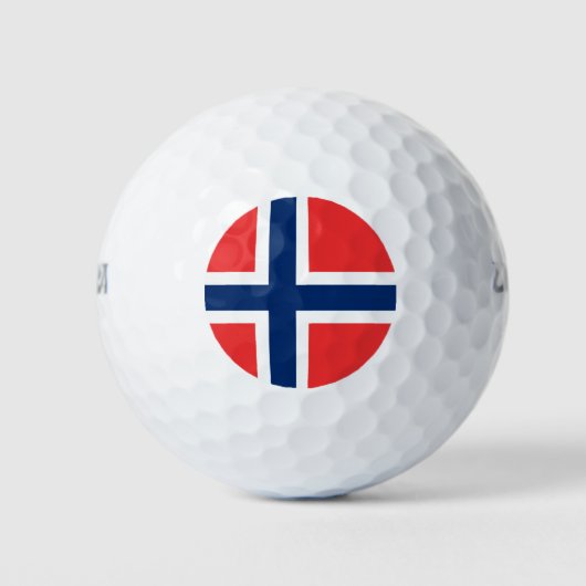 BALLES DE GOLF NORVÈGE (Devant)