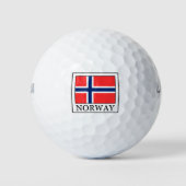 Balles De Golf Norvège (Devant)