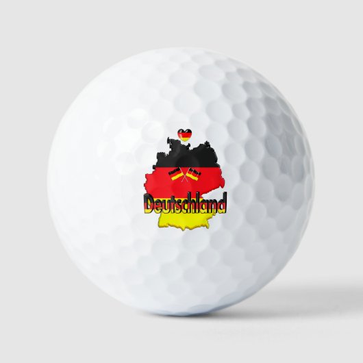 Balles De Golf NOTRE MAISON - Collection design ALLEMANDE (Recto)