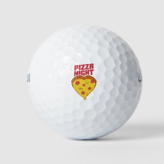 Balles De Golf Nuit de pizza (Devant)