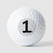 Balles de golf Number 1 Value (Recto)