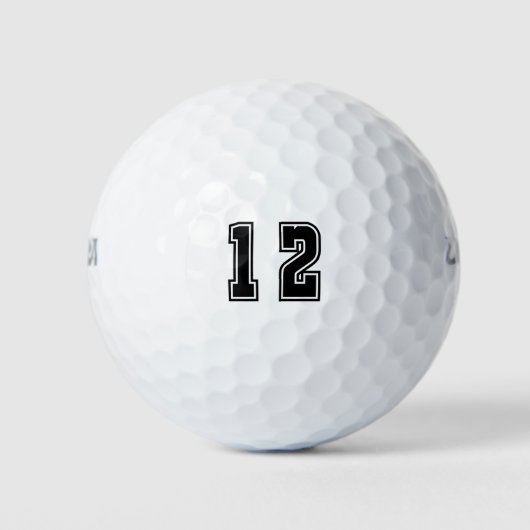 Balles De Golf Numéro 12 (Devant)
