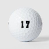 Balles De Golf Numéro 17 (Devant)