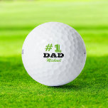 Balles De Golf Numéro 1 papa<br><div class="desc">Ton père numéro 1. Nom et couleurs de la Personnaliser.</div>