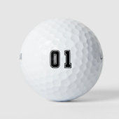 Balles De Golf Numéro un (Devant)
