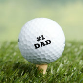 Balles De Golf Numéro Un papa (T-shirt Insitu)