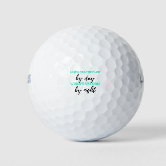 Balles De Golf Nurse Praticien Par Day World's Best Mom 2