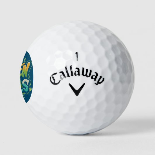 Balles De Golf Objectifs verts (Logo)