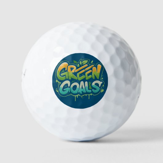 Balles De Golf Objectifs verts (Devant)