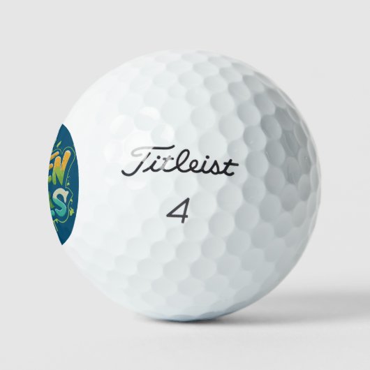 Balles De Golf Objectifs verts (Logo)