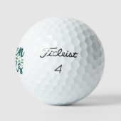 Balles De Golf Objectifs verts (Logo)