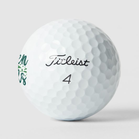 Balles De Golf Objectifs verts (Logo)