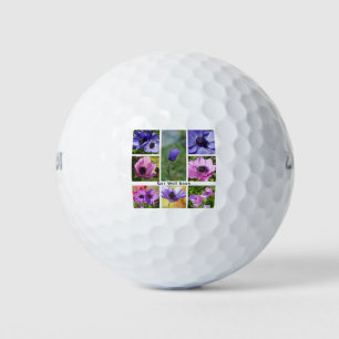 Balles De Golf Obtenez Bien Bientôt Anémonique photo Collage
