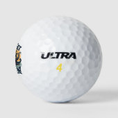 Balles De Golf Obtenons Kraken Funny Rum Boire du poulpe (Logo)