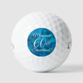 Balles De Golf Ocean Blue 60 & Sensational Birthday Party (Recto)